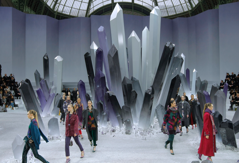 Illustration for article titled Karl Lagerfeld holds a fashion show in Superman's Fortress of Solitude